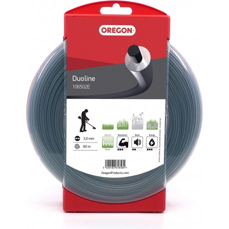 106502e Profesionálna žacia struna Oregon DUOMAX 3,0mm x 60m – Obrázok 1
