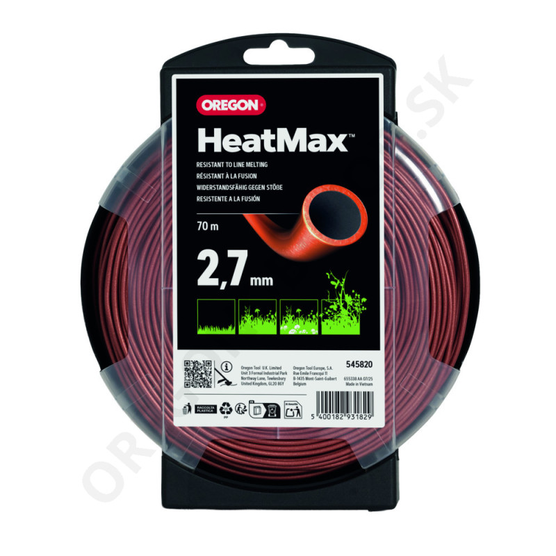545820 Žacia struna Oregon 2,7mm x 70m - Heatmax – Obrázok 1